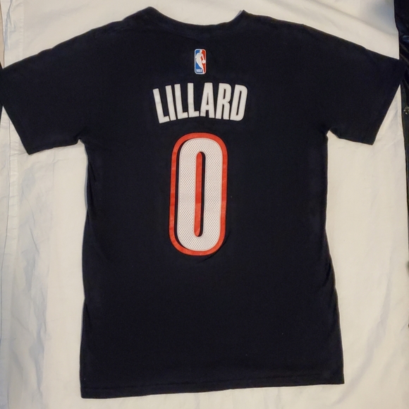 Portland Trail Blazers Damian Lillard Adidas t-shirt, men's Small - Picture 2 of 4